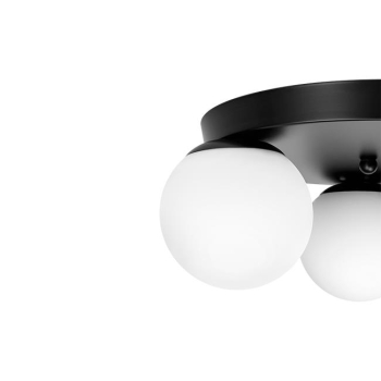 Kinkiet E27 LED Bali-12 29cm x3-1 czarny-39969