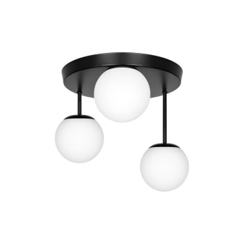 Kinkiet E27 LED Bali-12 29cm x3-2 czarny-39982