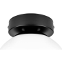 Kinkiet E27 LED Bali-15 15cm x1 czarny-39935