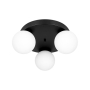 Kinkiet E27 LED Bali-12 29cm x3-1 czarny-39966