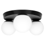 Kinkiet E27 LED Bali-12 29cm x3-1 czarny-39967