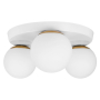 Kinkiet E27 LED Bali-12 29cm x3-1 biały+złoty-39975