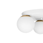 Kinkiet E27 LED Bali-12 29cm x3-1 biały+złoty-39977