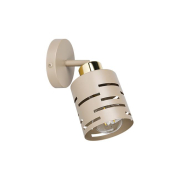 Kinkiet E27 LED Elen ruchomy x1 beż+złoty-40187