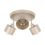 Kinkiet E27 LED Elza ruchomy x3 beżowy okrągły-40186