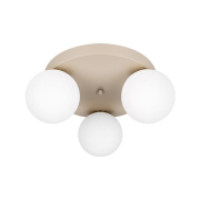 Kinkiet E27 LED Bali-12 29cm x3-1 beż+złoty-40210