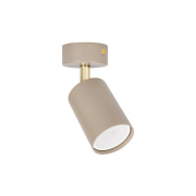 Kinkiet GU10 LED Bardo ruchomy x1 beż+złoty-40294