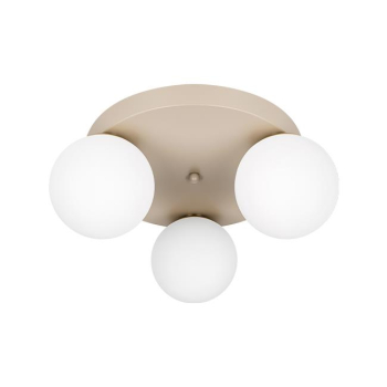Kinkiet E27 LED Bali-12 29cm x3-1 beż+złoty-40210