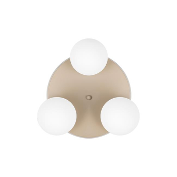 Kinkiet E27 LED Bali-12 29cm x3-1 beż+złoty-40212