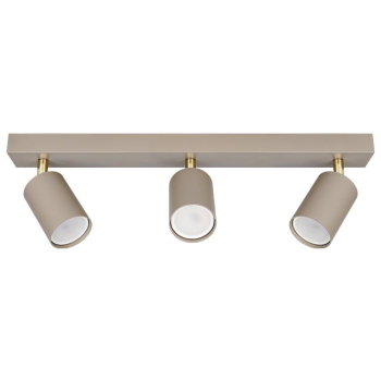 Kinkiet GU10 LED Bardo ruchomy x3 beż+złoty-40227