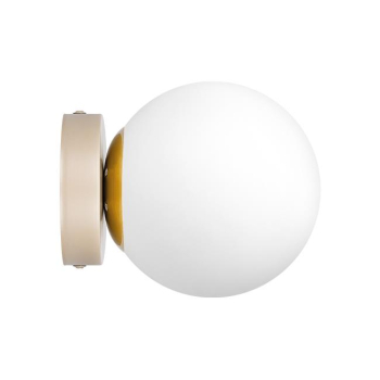 Kinkiet E27 LED Bali-15 15cm x1 beż+złoty-40236