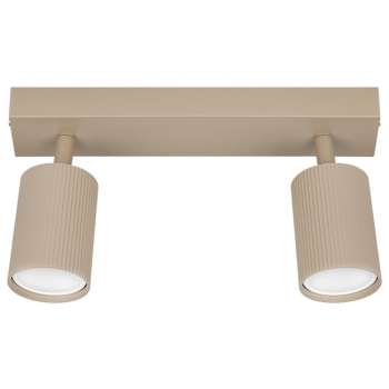 Kinkiet GU10 LED Lucerno ruchomy x2 beżowy-40256