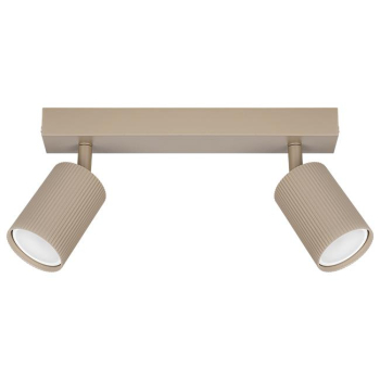 Kinkiet GU10 LED Lucerno ruchomy x2 beżowy-40257