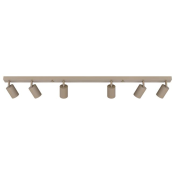 Kinkiet GU10 LED Lucerno ruchomy x6 beżowy-40273