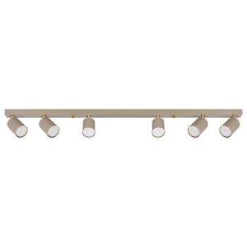 Kinkiet GU10 LED Bardo ruchomy x6 beż+złoty-40291