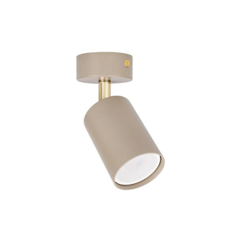 Kinkiet GU10 LED Bardo ruchomy x1 beż+złoty-40294