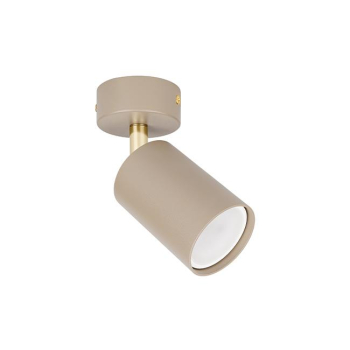 Kinkiet GU10 LED Bardo ruchomy x1 beż+złoty-40295