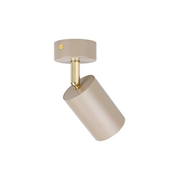 Kinkiet GU10 LED Bardo ruchomy x1 beż+złoty-40298