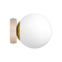 Kinkiet E27 LED Bali-15 15cm x1 beż+złoty-40236