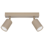 Kinkiet GU10 LED Lucerno ruchomy x2 beżowy-40257