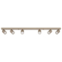 Kinkiet GU10 LED Lucerno ruchomy x6 beżowy-40270