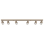 Kinkiet GU10 LED Lucerno ruchomy x6 beżowy-40272
