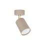 Kinkiet GU10 LED Bardo ruchomy x1 beż+złoty-40294