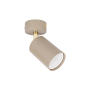 Kinkiet GU10 LED Bardo ruchomy x1 beż+złoty-40295