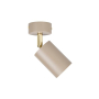 Kinkiet GU10 LED Bardo ruchomy x1 beż+złoty-40297