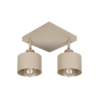 Kinkiet E27 LED Elza ruchomy x2 beżowy-40330