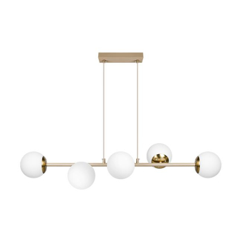 Oprawa wisząca E27 Bali-12 90cm x6 beż+złoty-40334