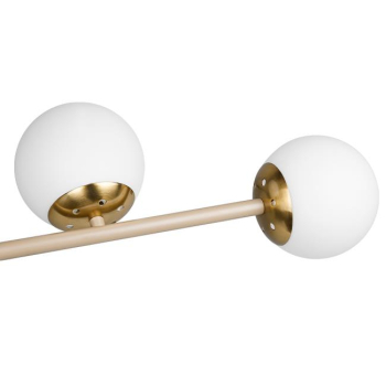 Oprawa wisząca E27 Bali-12 90cm x6 beż+złoty-40335