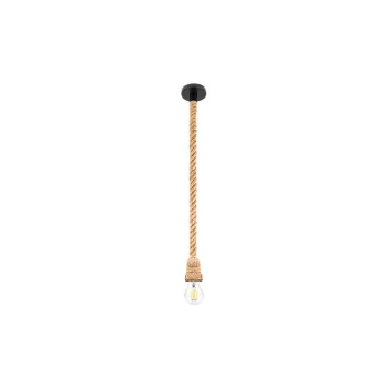 Oprawa wisząca E27 Sznur 120cm x1 czarna-40336