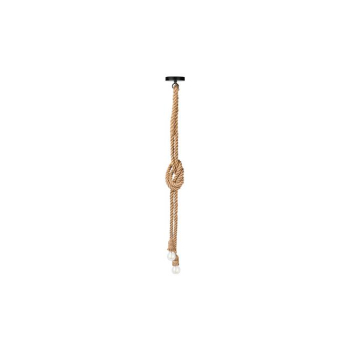 Oprawa wisząca E27 Sznur 120cm x2 czarna-40350