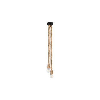 Oprawa wisząca E27 Sznur 120cm x2 czarna-40351