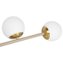 Oprawa wisząca E27 Bali-12 120cm x8 beż+złoty-40342