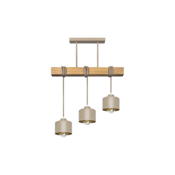 Oprawa wisząca E27 Elza x3 50cm beż + WD-40423
