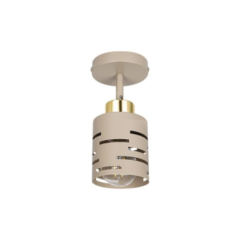 Kinkiet E27 LED Elen ruchomy x1 beż+złoty-40432