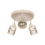 Kinkiet E27 LED Elen ruchomy x3 beż+złoty okrąg-40459