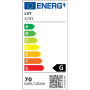 Żyrandol LED Galaxis Herkules 54x54x13cm 70W biały-40509