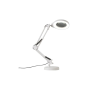 Lampa biurkowa kreślarska Lena lupa 3CCT 10W biała-40819