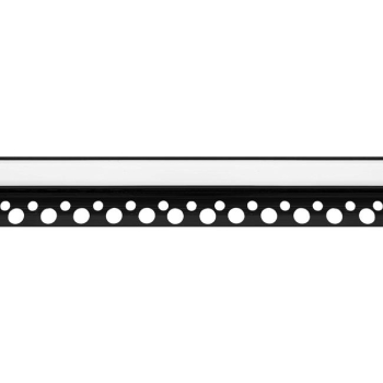 Profil LED PCV 33x12 Wpusz glazura czarny 2m Mlec-41022