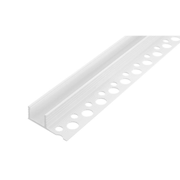 Profil LED PCV 33x12 Wpusz glazura biały 2m Trans-41033