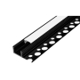 Profil LED PCV 33x12 Wpusz glazura czarny 2m Mlec-41018