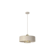 Oprawa wisząca E27 Nilo 30cm beżowy+złoty-41194