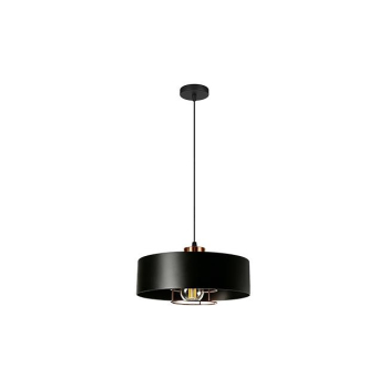 Oprawa wisząca E27 Nilo 30cm czarny+miedź-41195