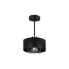 Kinkiet E27 LED Nilo 20cm czarny+miedź-41296