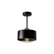 Kinkiet E27 LED Nilo 20cm czarny+miedź-41201