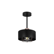 Kinkiet E27 LED Nilo 20cm czarny+miedź-41296