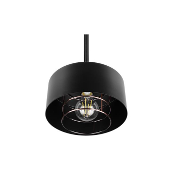 Kinkiet E27 LED Nilo 20cm czarny+miedź-41297